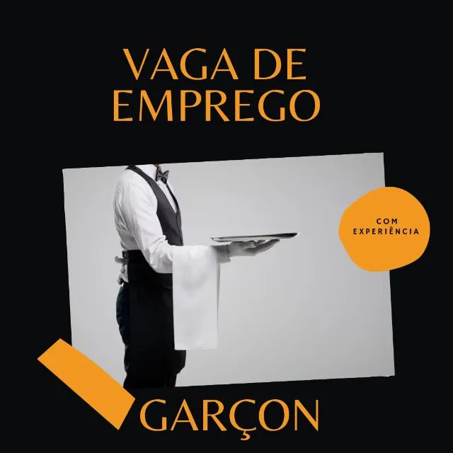 VAGA PARA GARÇOM - Vagas de emprego - Mangabeira, Feira de Santana ...