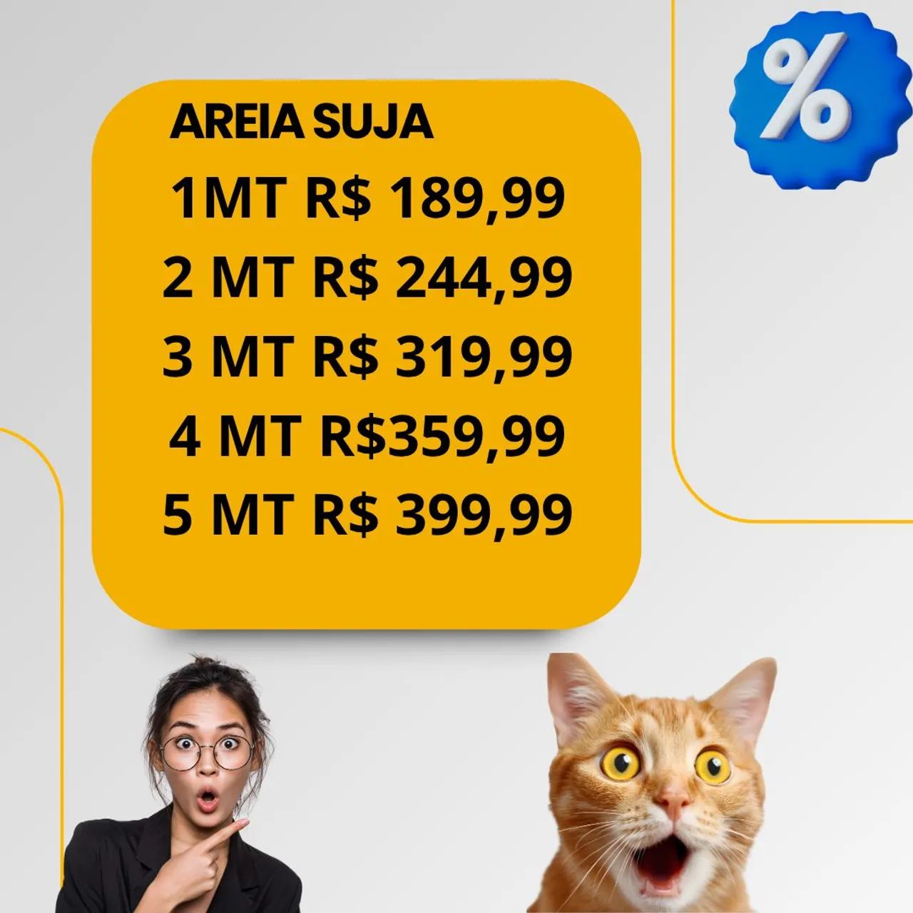 Areia lavada e areia suja  - Foto 2