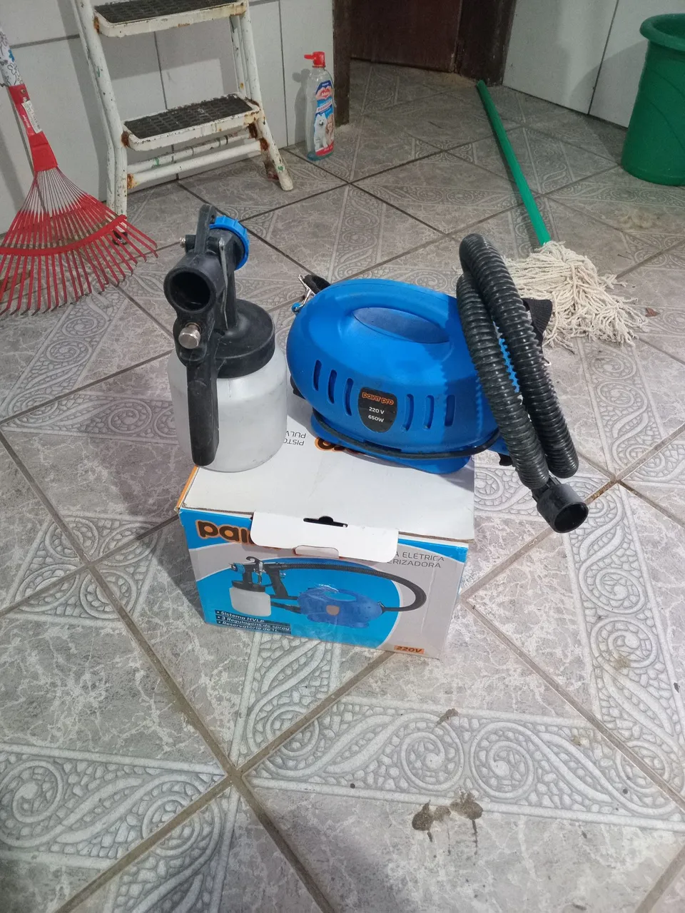 Pistola de Pintura Elétrica - usada uma vez