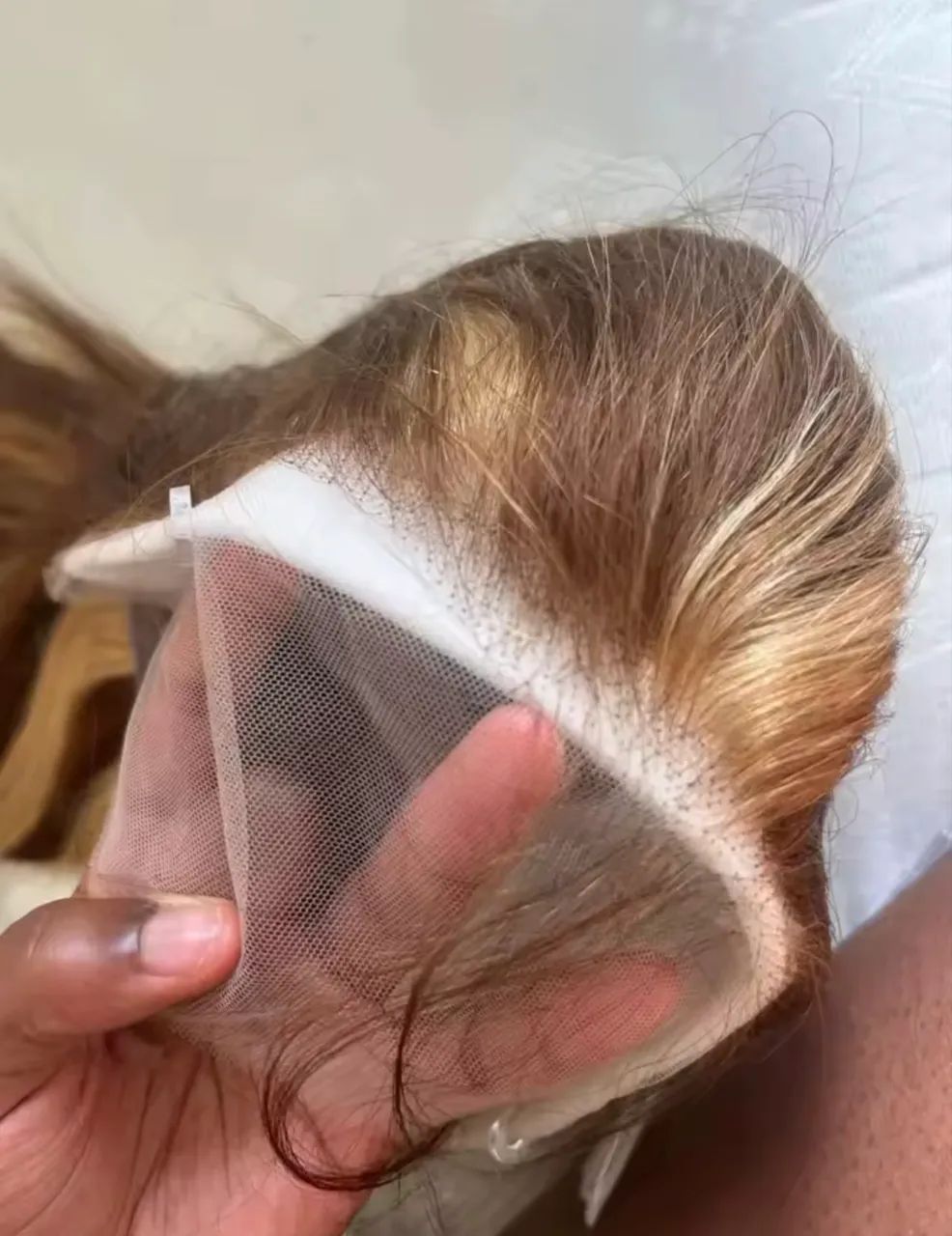 LACE FRONT CABELO HUMANO 75 cm MORENA ILUMINADA  - Foto 4