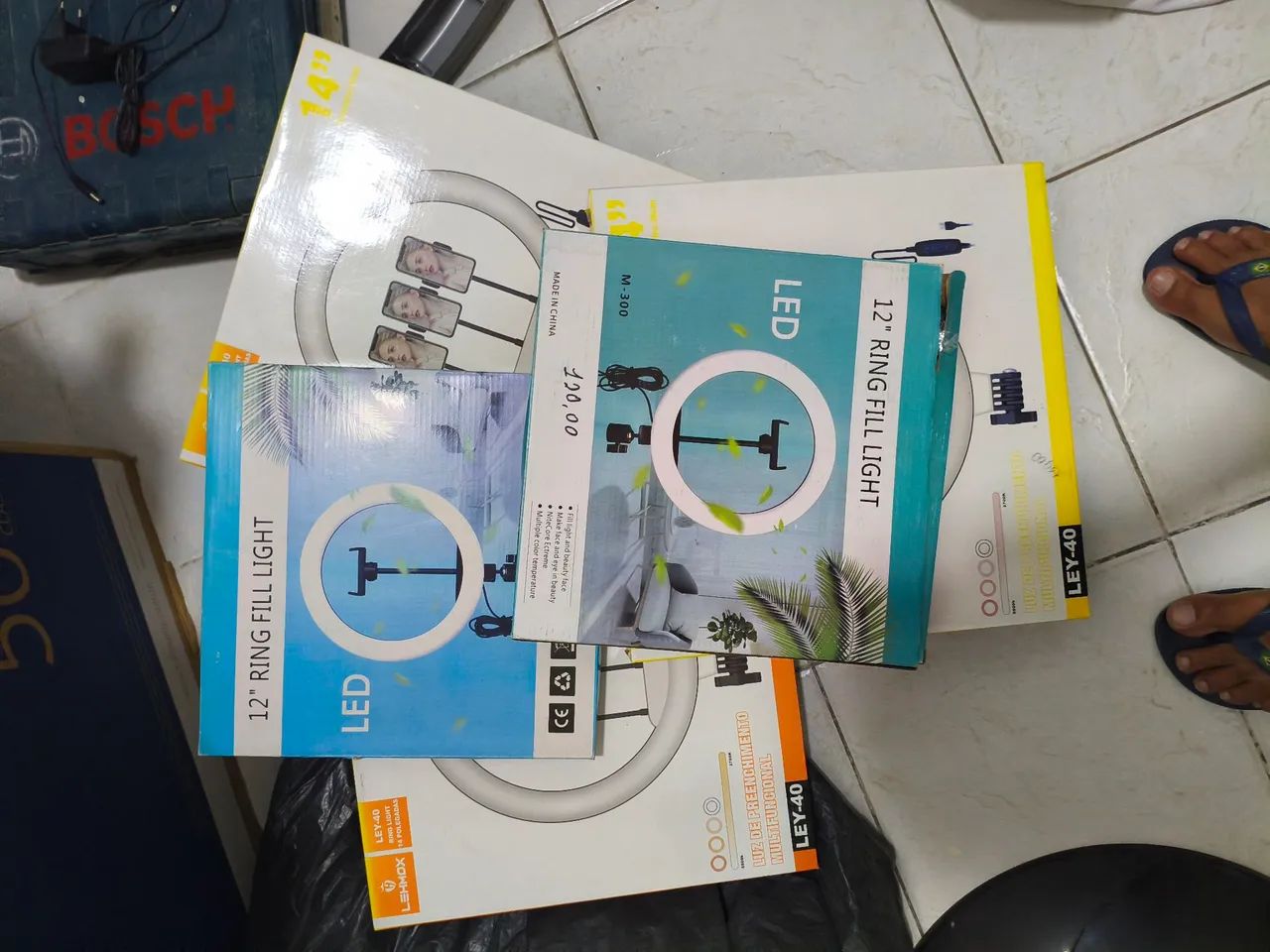 Rig light 12" e 14" polegadas Novas com tripé - Foto 3
