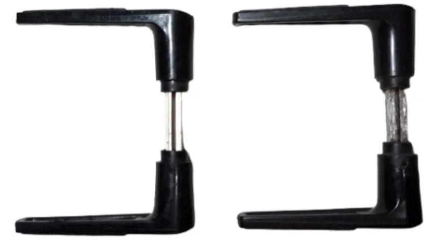 Kit 2 Maçanetas Preto Fosco Para Porta Tamanho Universal  - Foto 2