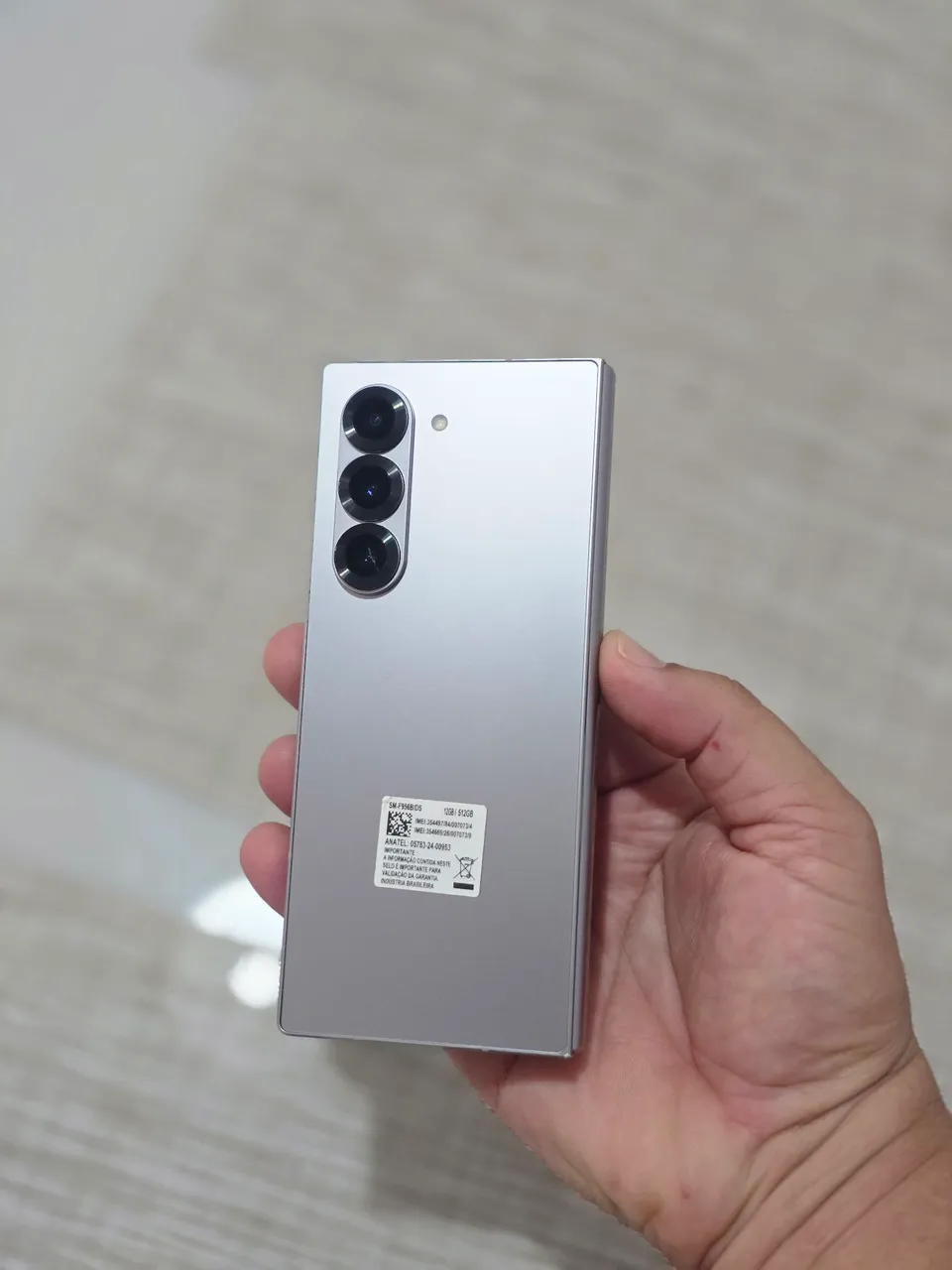 Galaxy Z Fold 6 (impecável, na garantia de fábrica) 512Gb