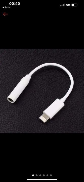 Adaptador de iPhone original seminovo da Apple 