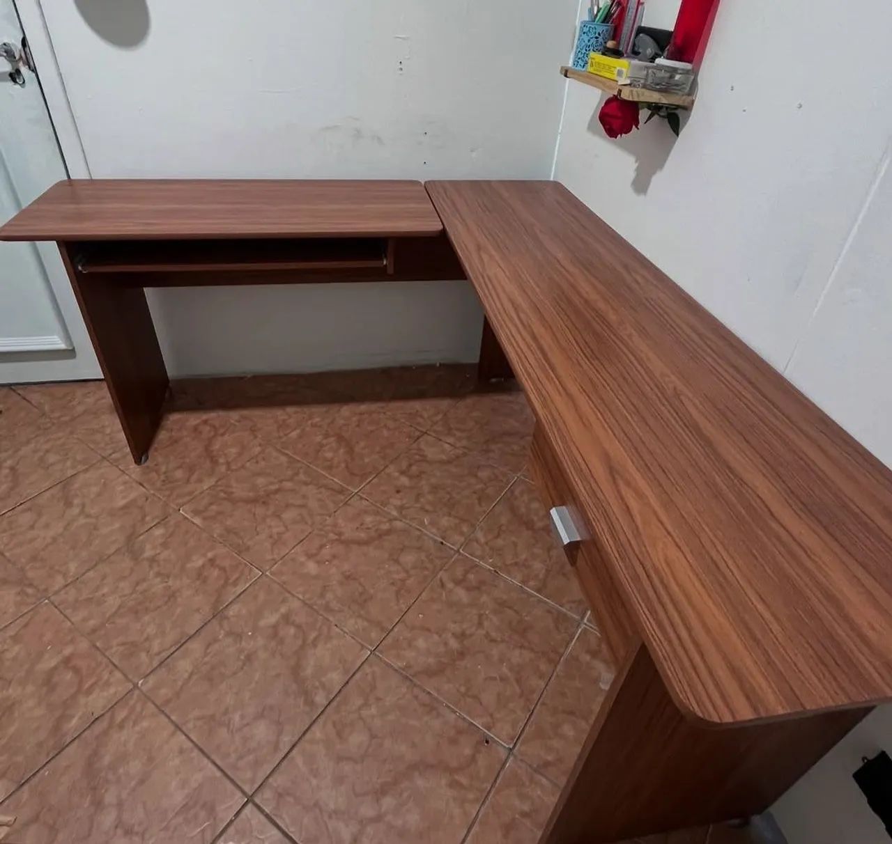 Promoção Mesa em L Marrom - 23/07 - Foto 2