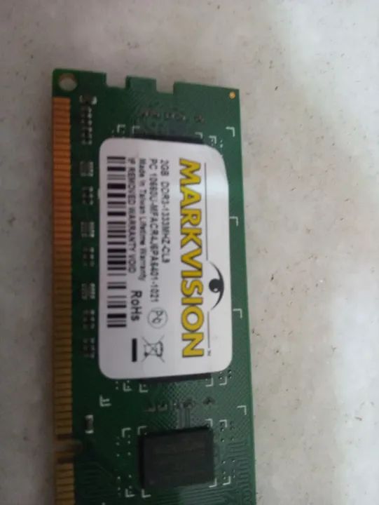 Memoras Ram 2gb ddr3 1333mh - Foto 2