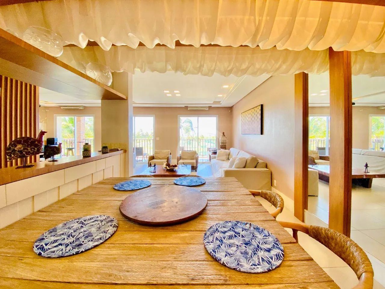 AP Porteira Fechada com vista de 180º total para o Mar do porto das Dunas, condomínio Bout - Foto 8