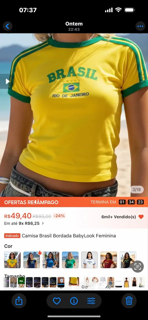 Camisa Brasil - Foto 4