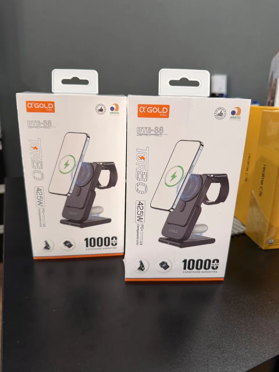 Carregador indução TURBO 42W PARA IPHONE E ANDROID 