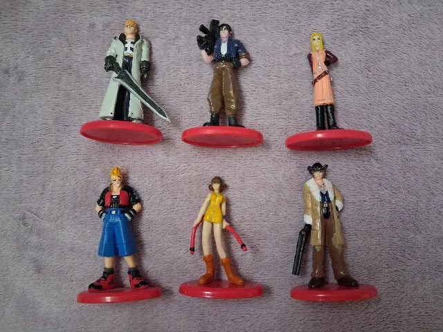 Final Fantasy 8, Bonecos Promocionais Coca Cola, Miniatura oficial, Squaresoft