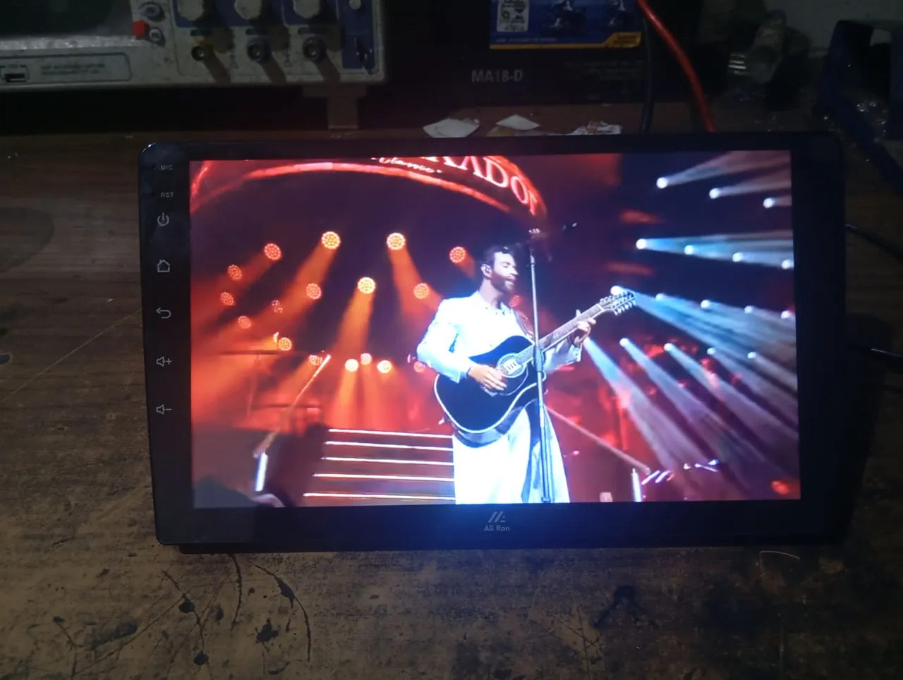 Multimídia Android 9 polegadas funcionando perfeitamente completo