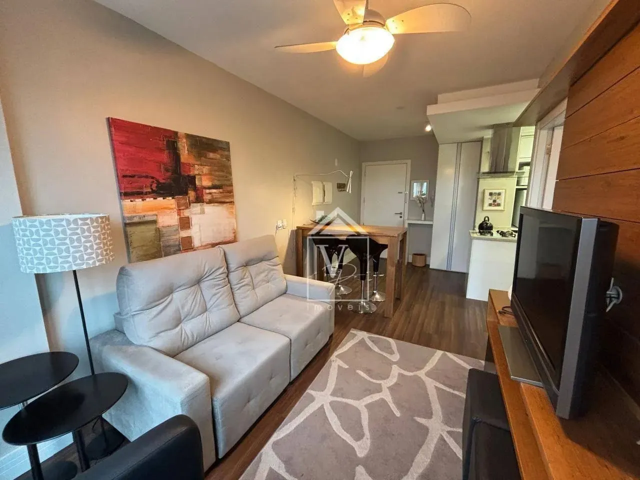 Apartamento com 1 dormitório para alugar, 48 m² por R$ 3.810,00/mês - Praia de Belas - Por