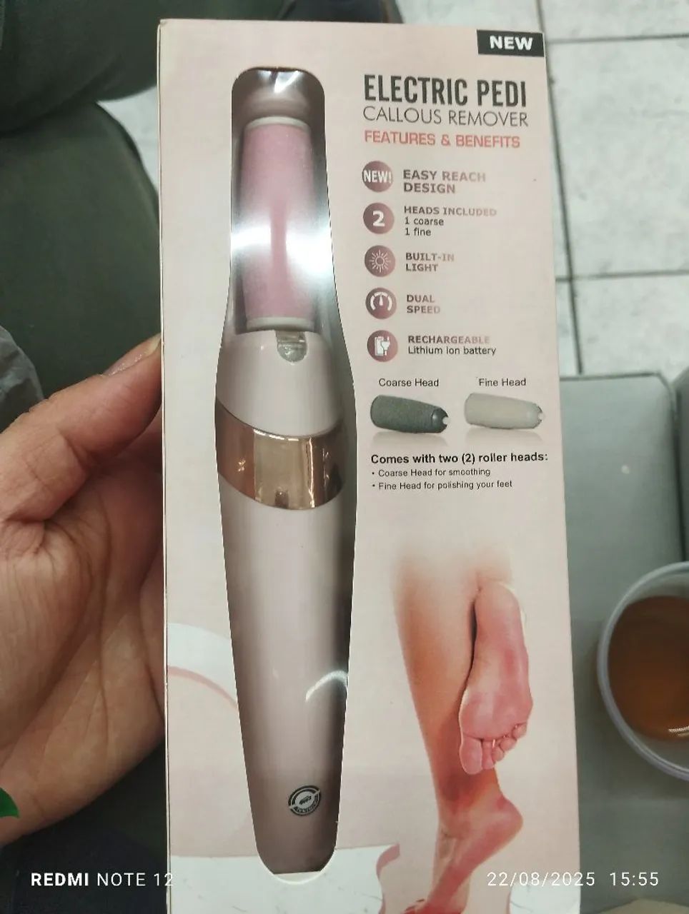 Lixa de pé 