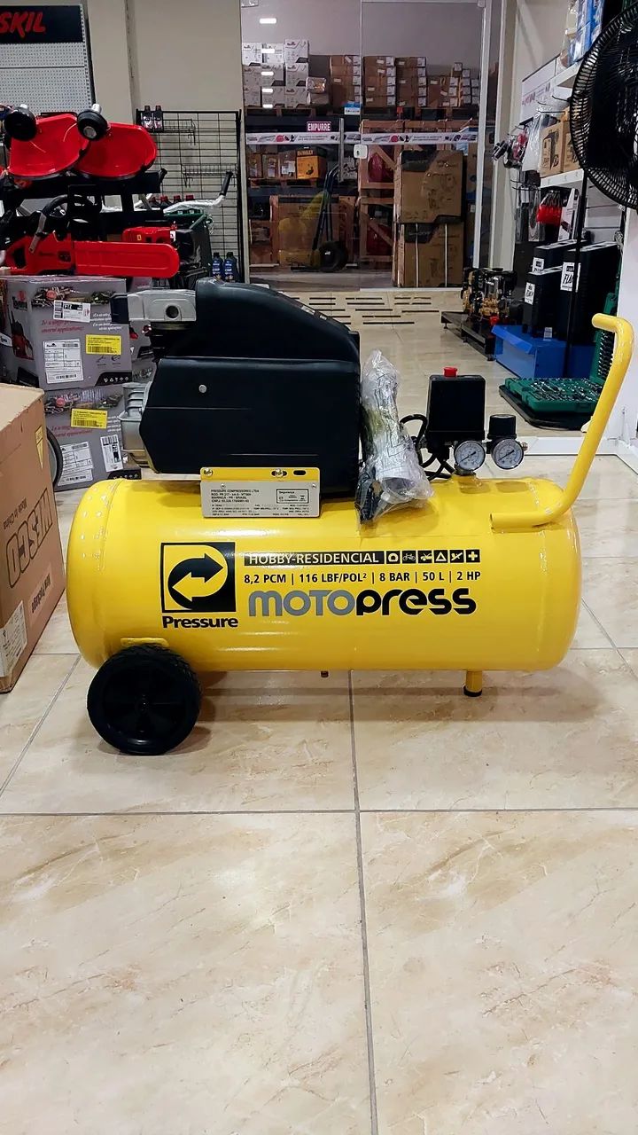 Compressor de ar 50L 2.0hp 116Psi Pressure (Loja)