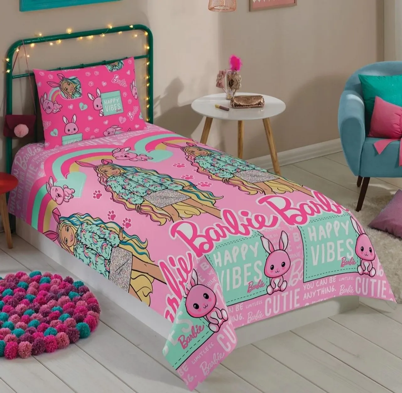 Jogo de Cama Infantil Personagens 2 peças