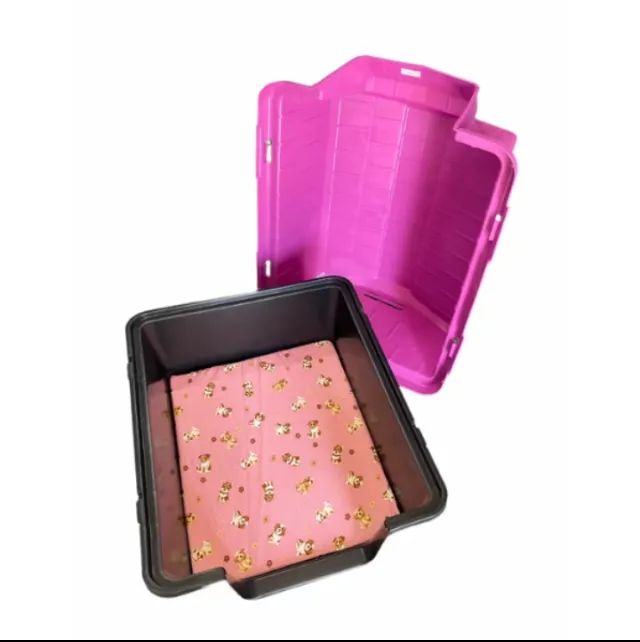 Casa rosa de cachorro grande/pet - Foto 3