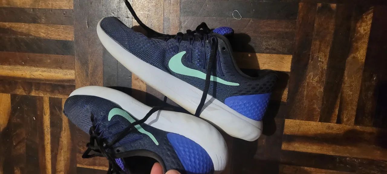 Tênis Nike Azul original 34 - Foto 4