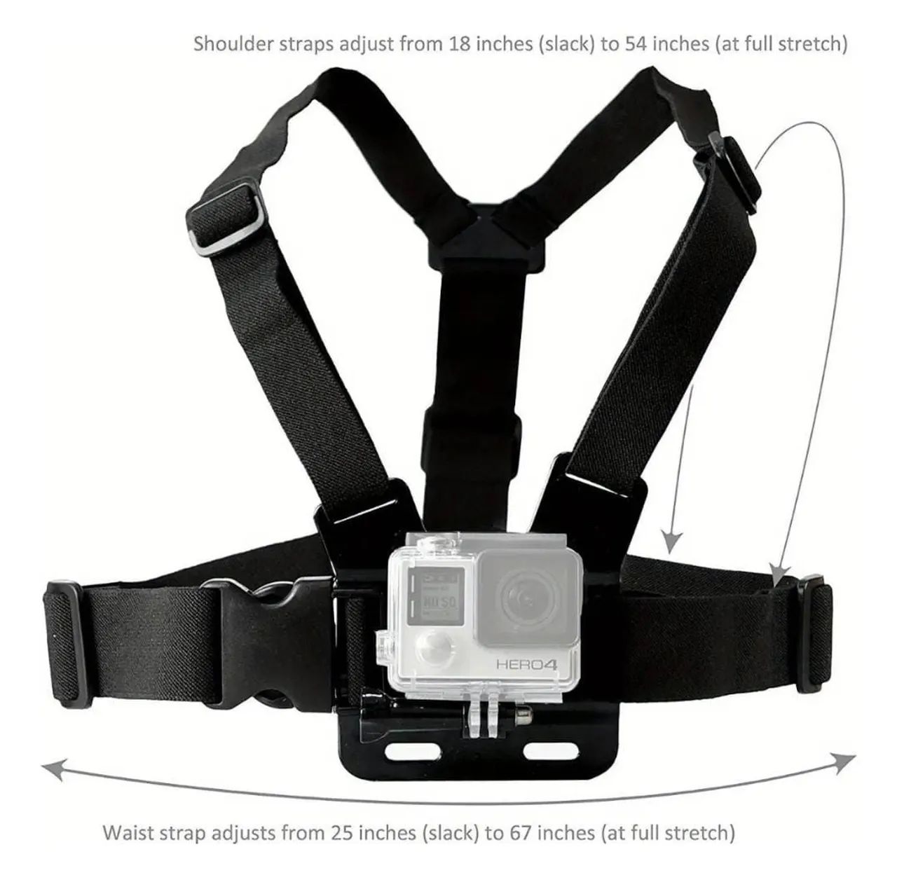 Suporte Peitoral para Câmera GoPro e Celular - Ação e Aventura - Foto 3