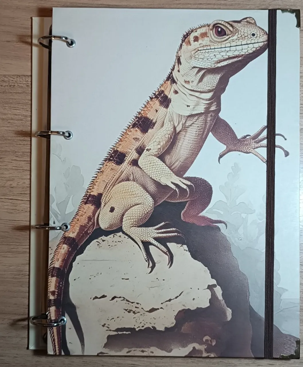 Caderno Artesanal Personalizado - Tema Répteis
