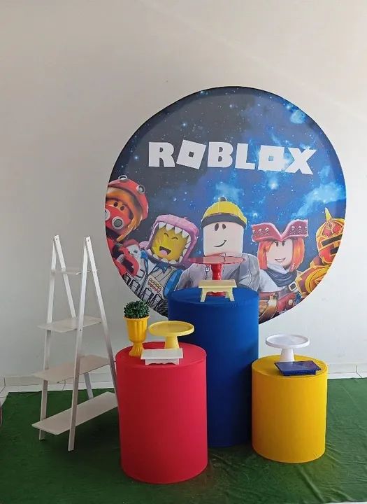 Decoração de Festa Roblox - Tema Roblox - Foto 2