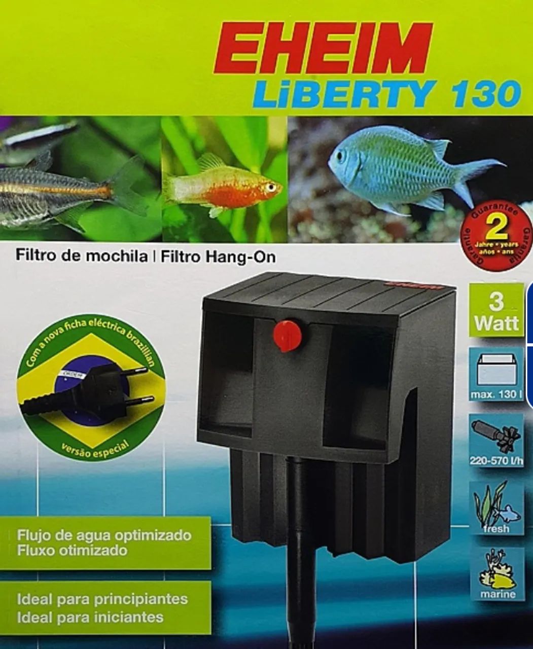 Filtro Eheim Peixes Liberty Hang-On 110V - 570L/h