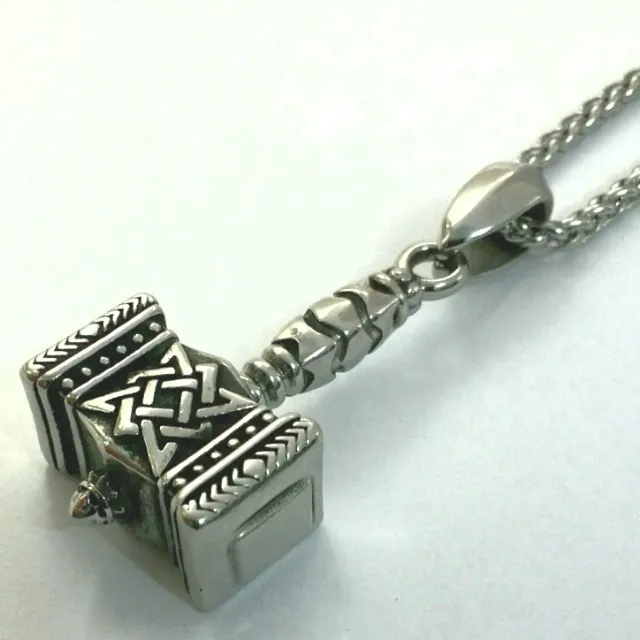 Pingente martelo de Thor em aço 316l , modelo 1