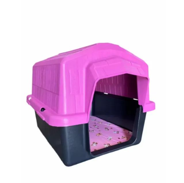 Casa rosa de cachorro grande/pet - Foto 4