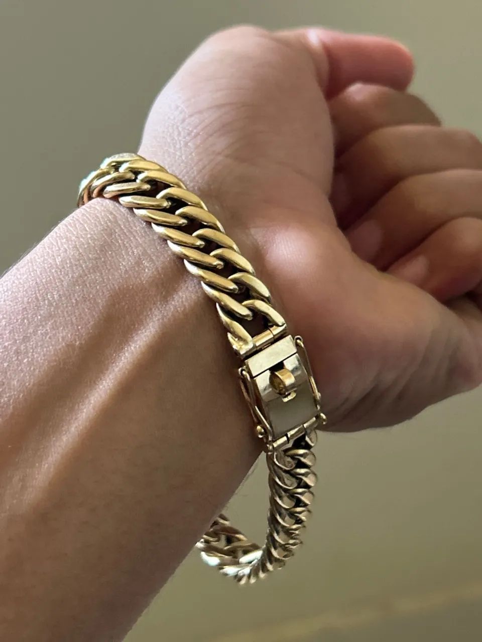 Pulseira MACIÇA 90g de ouro 18k - Foto 2