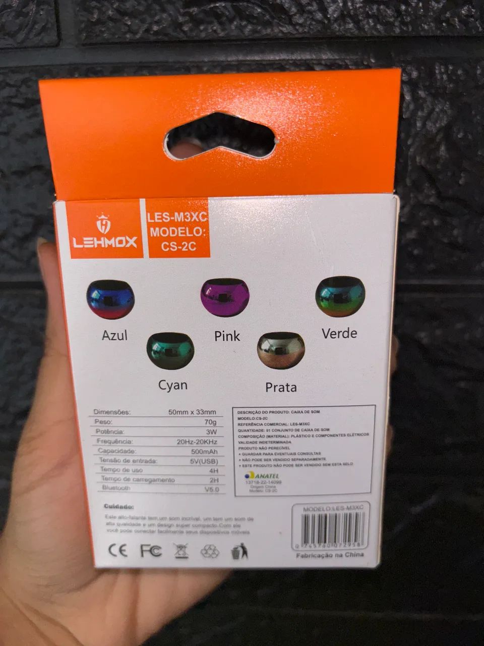 Mini caixa de som Lehmox  - Foto 4