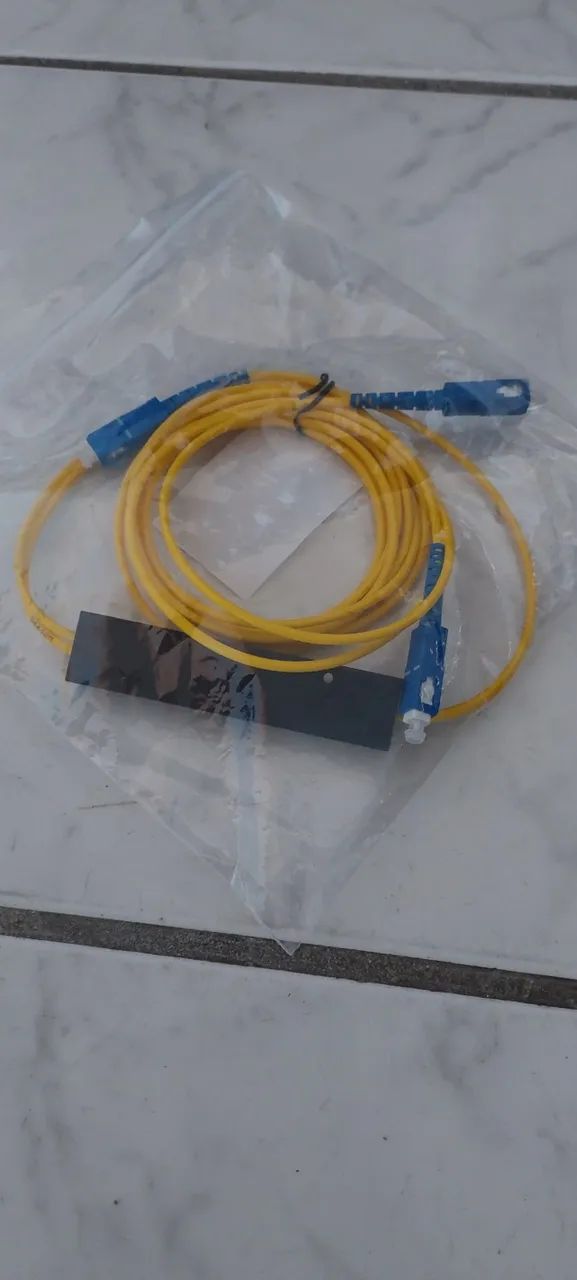Divisor De Fibra Óptica De 1 A 2 Cabo Sc Monomodo Sc Sc - Foto 2