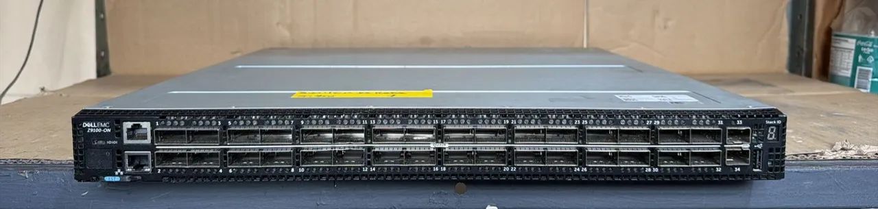 Switch 2個 Switch Dell Z9100-on 32 Portas 100g Qsfp 28, 2x Sfp