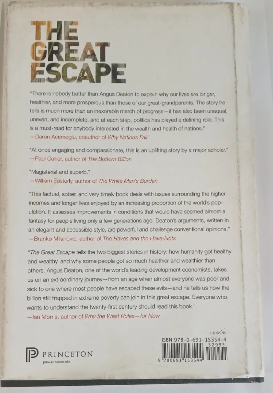 The Great Escape Angus Deaton (capa Dura) - Foto 2