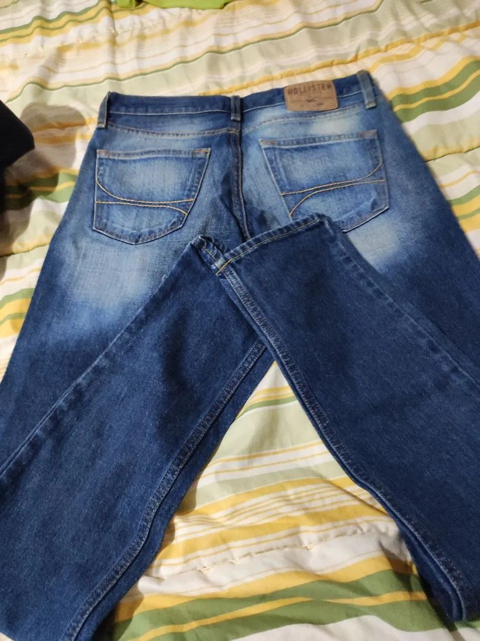 Calça Jeans Azul Destroyed - Foto 2