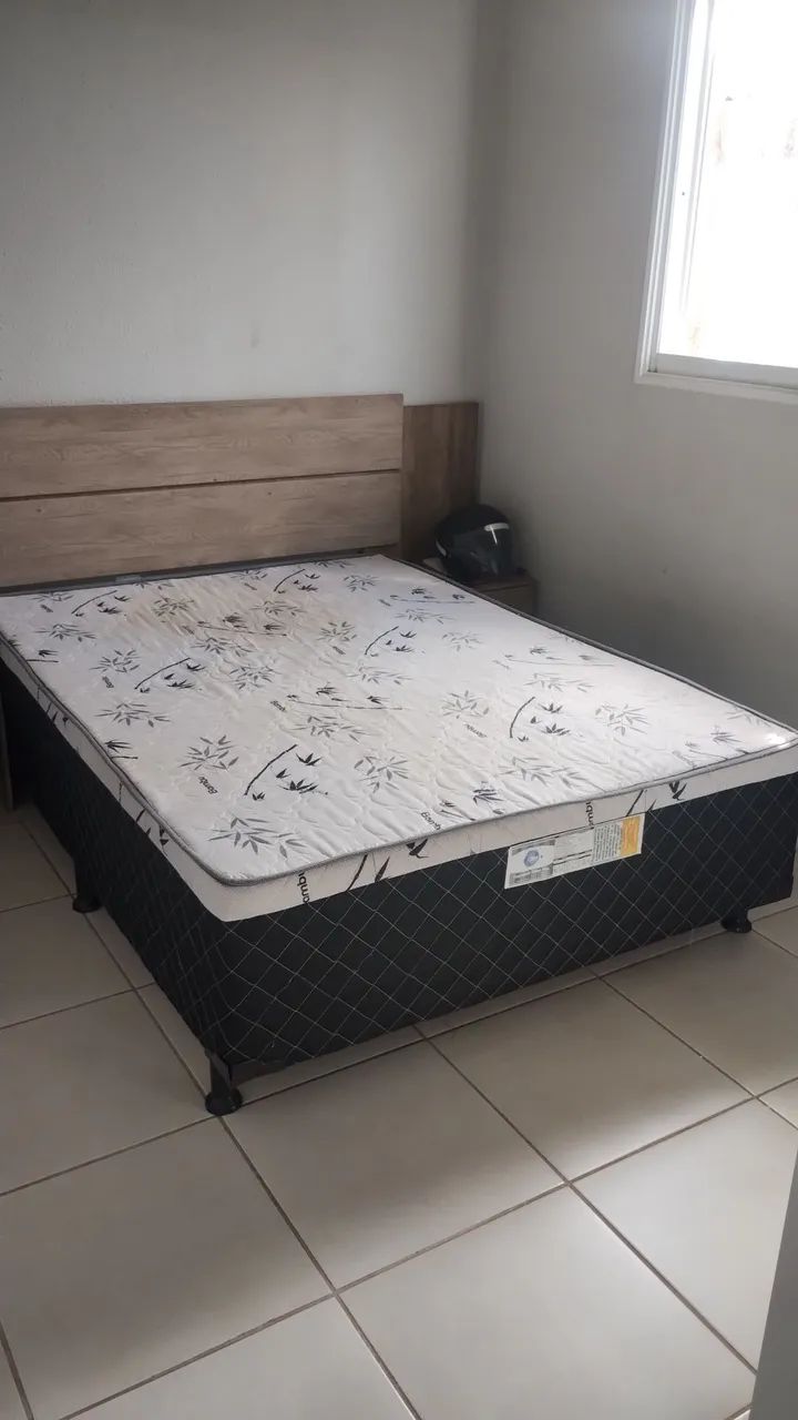 Cama Box de casal sem colchão 