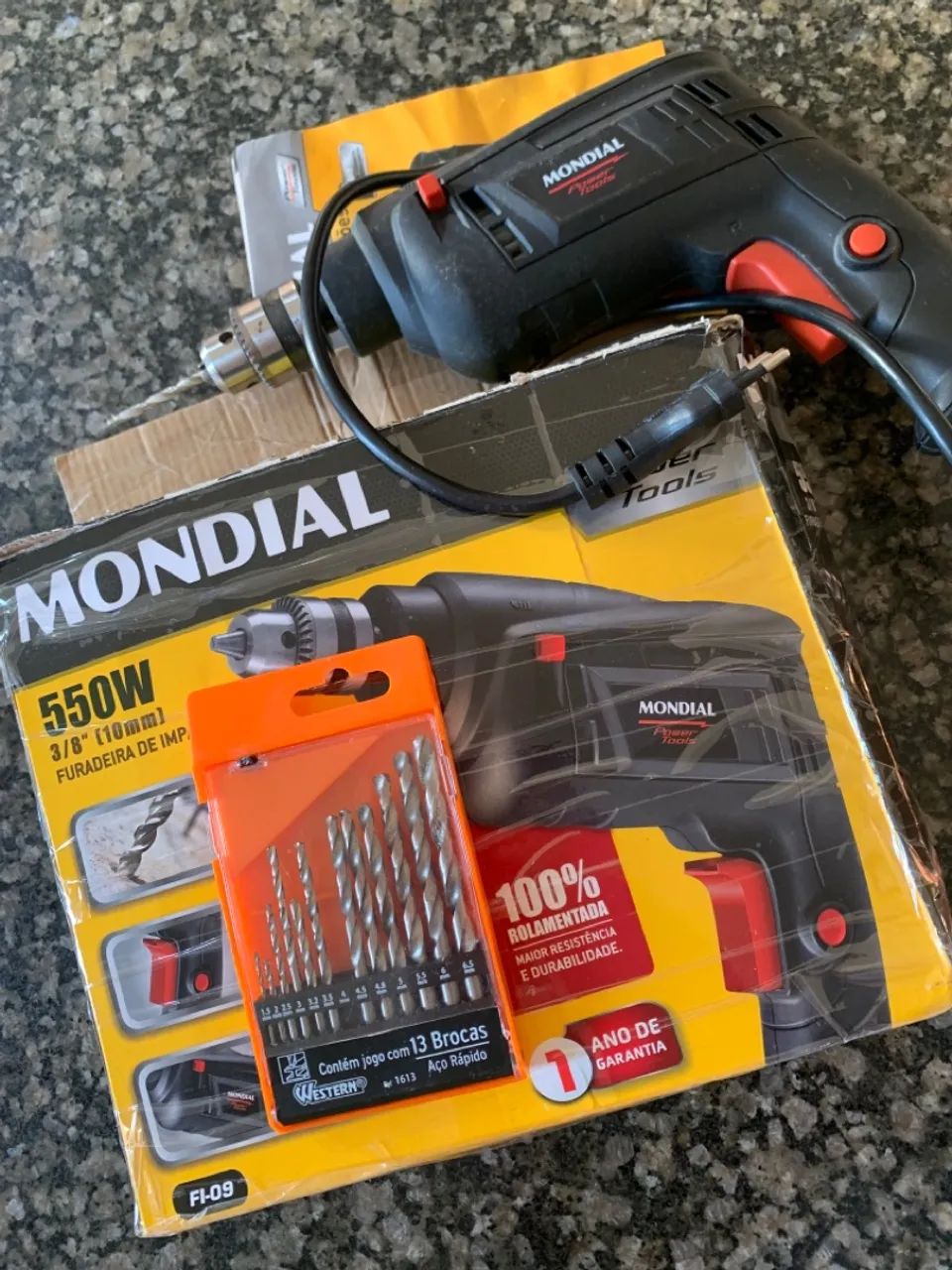 Furadeira em estado de nova com nota. - Foto 2