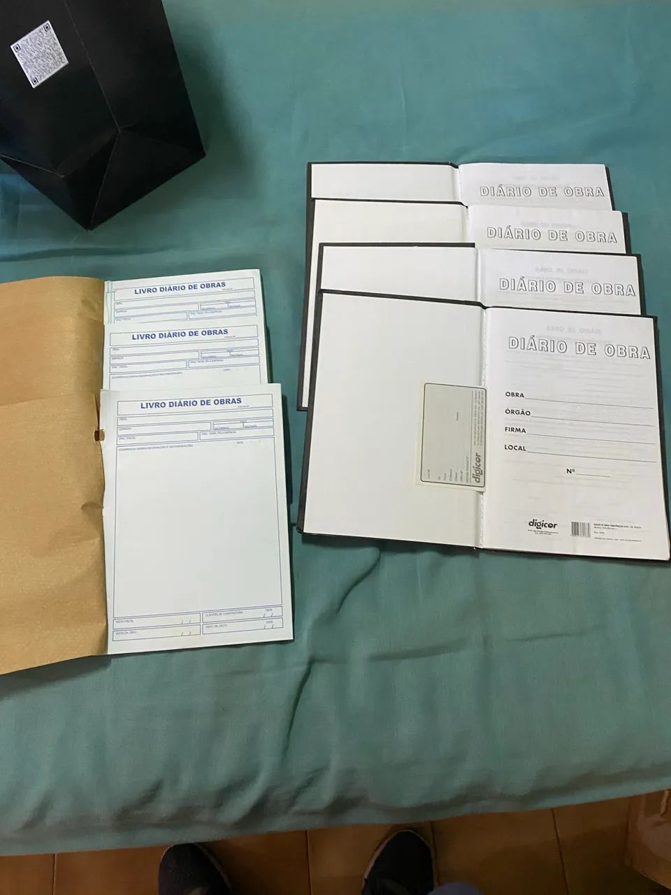 Caderno Diário de Obras