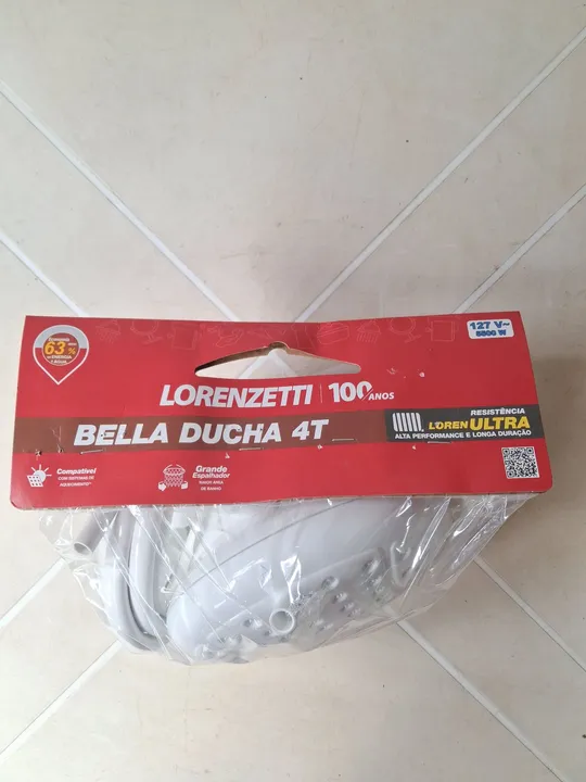 Chuveiro Elétrico Lorenzetti Bella Ducha 4T 5500 W