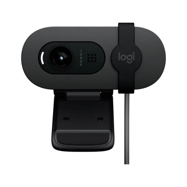 Webcam Full HD Logitech BRIO 100 Grafite - Foto 2
