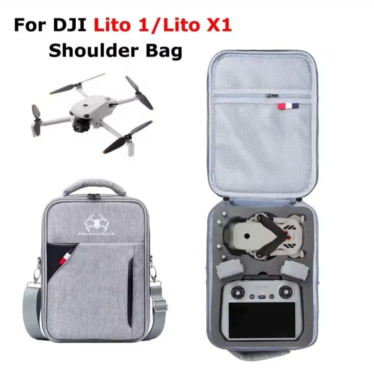 Case bolsa para drone dji lito 1/x1