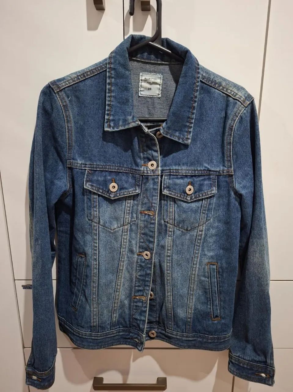 Jaqueta jeans feminina 