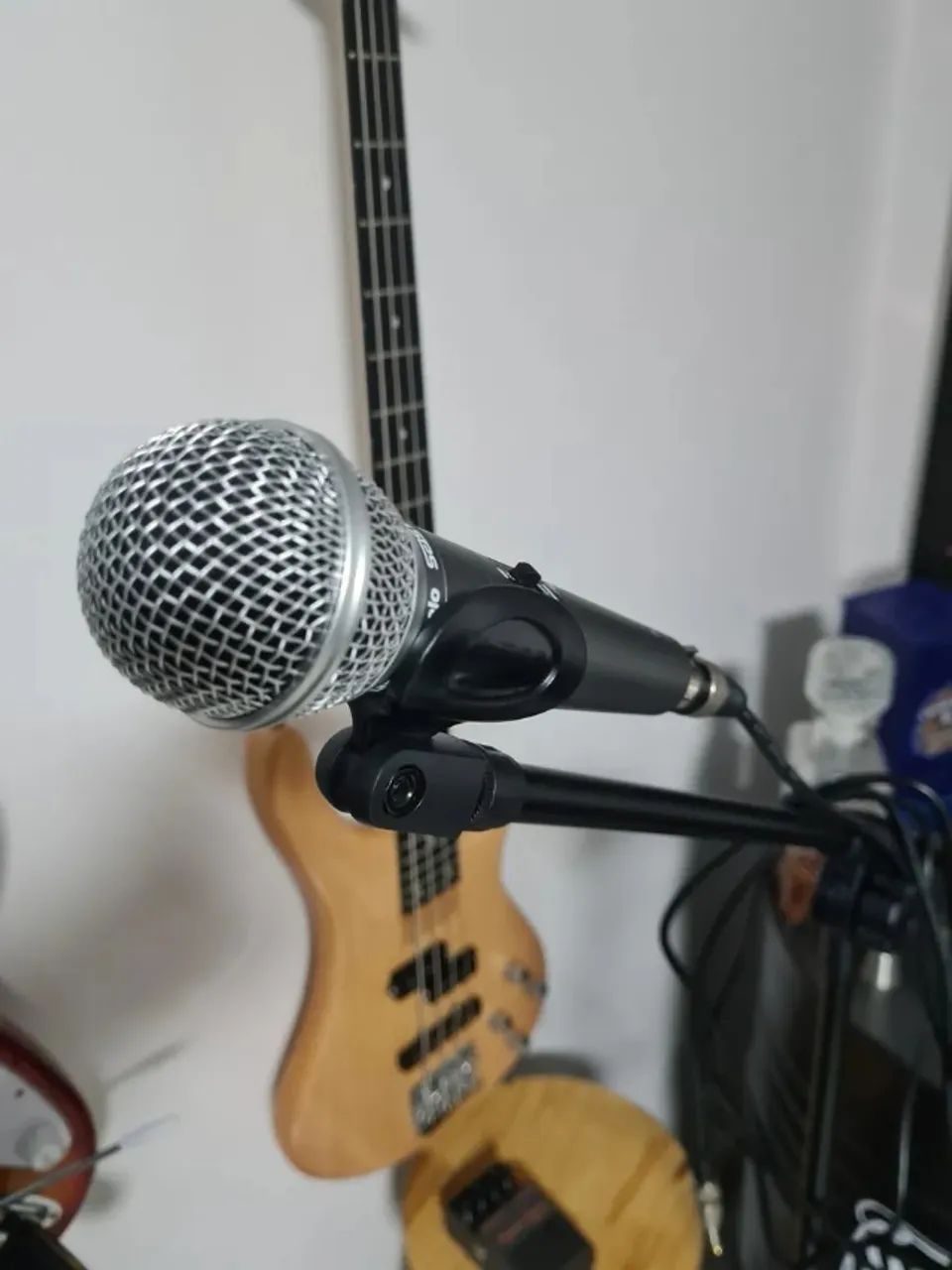 Microfone Com Fio Chaveado Cardioide Santo Angelo Sas 100 - Foto 5