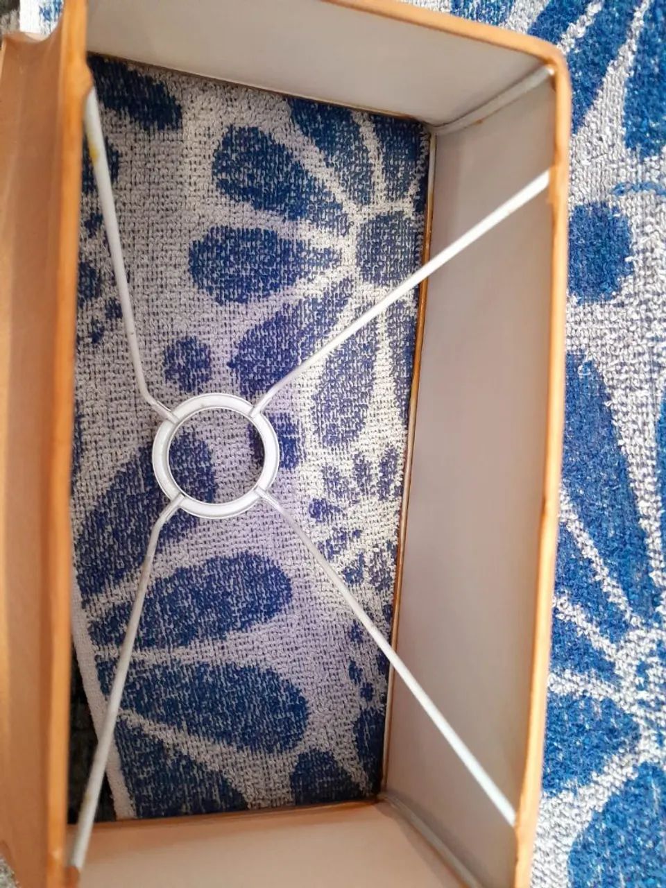 Abajur em cerâmica e cúpula tecido  - Foto 5