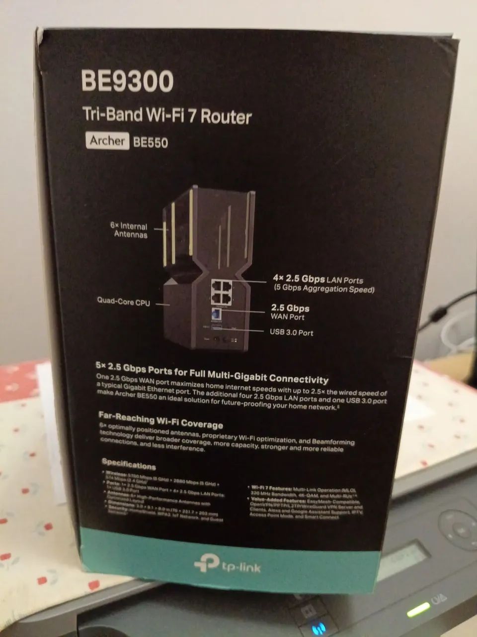 ROTEADOR TP LINK WI-FI 7 BE9300 - Foto 5