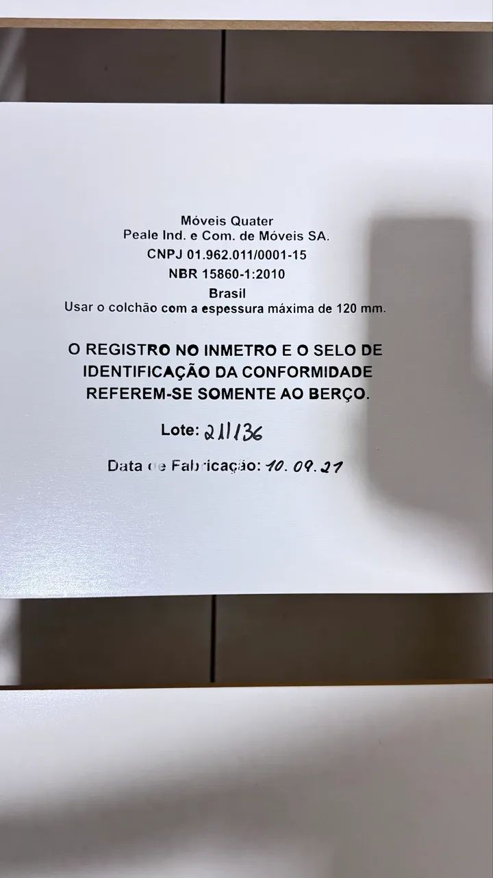 Berço americano infantil Quater - Foto 4