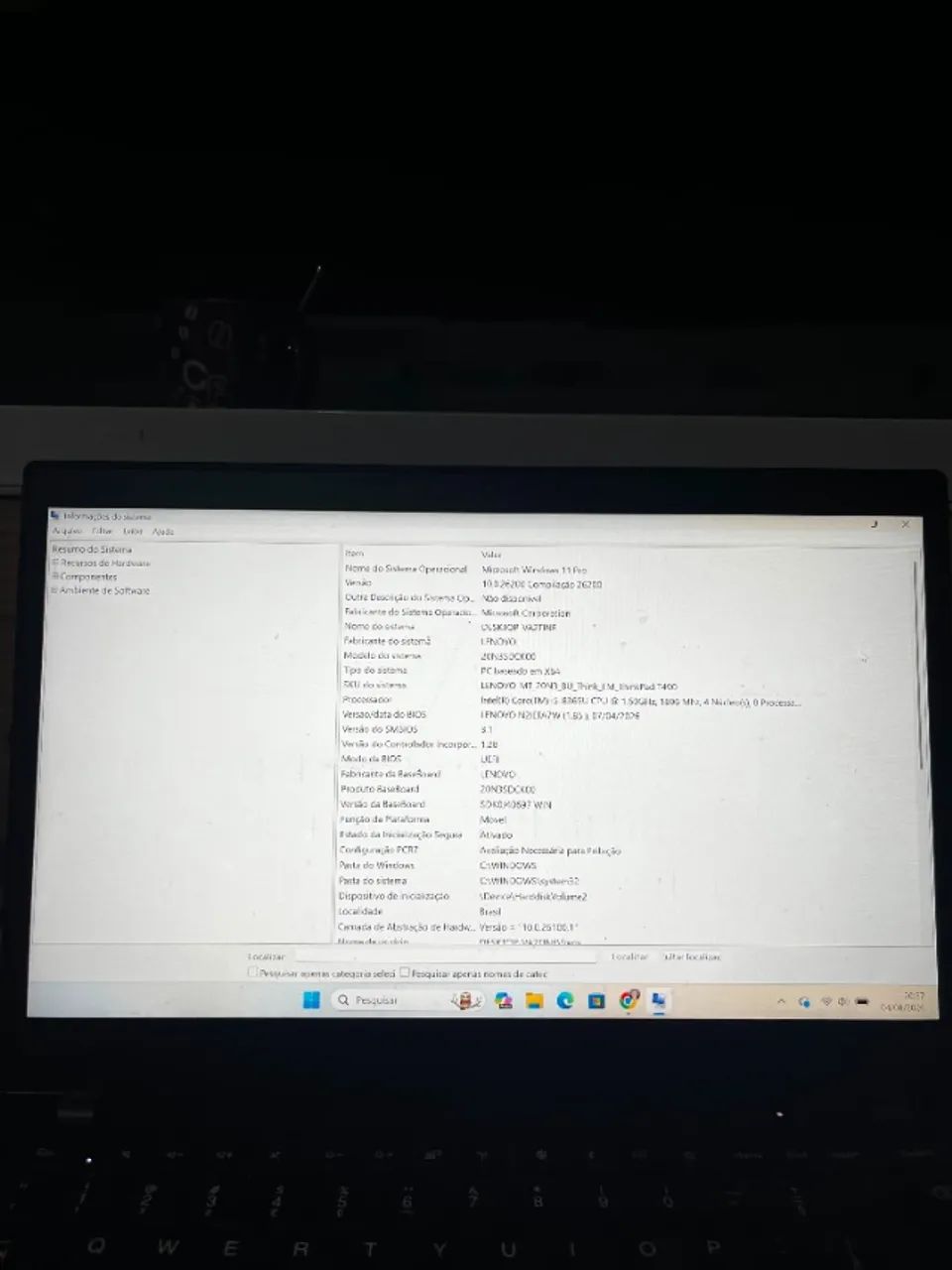 ThinkPad T490 i5 8ª Ger 8GB SSD NVMe Win 11 Pro - Impecável - Foto 4