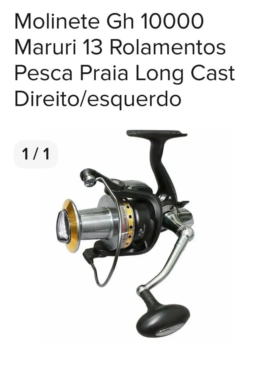 Vendo molinete maruri gh10.000 NOVO