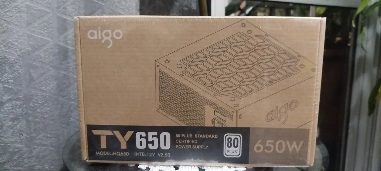 Fonte aigo TY 650 APENAS 220V
