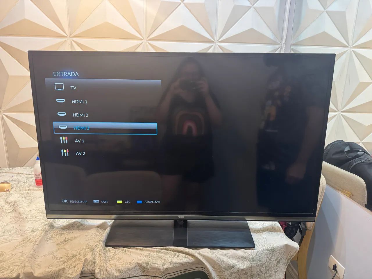TV AOC de 46 polegadas LED - Foto 2