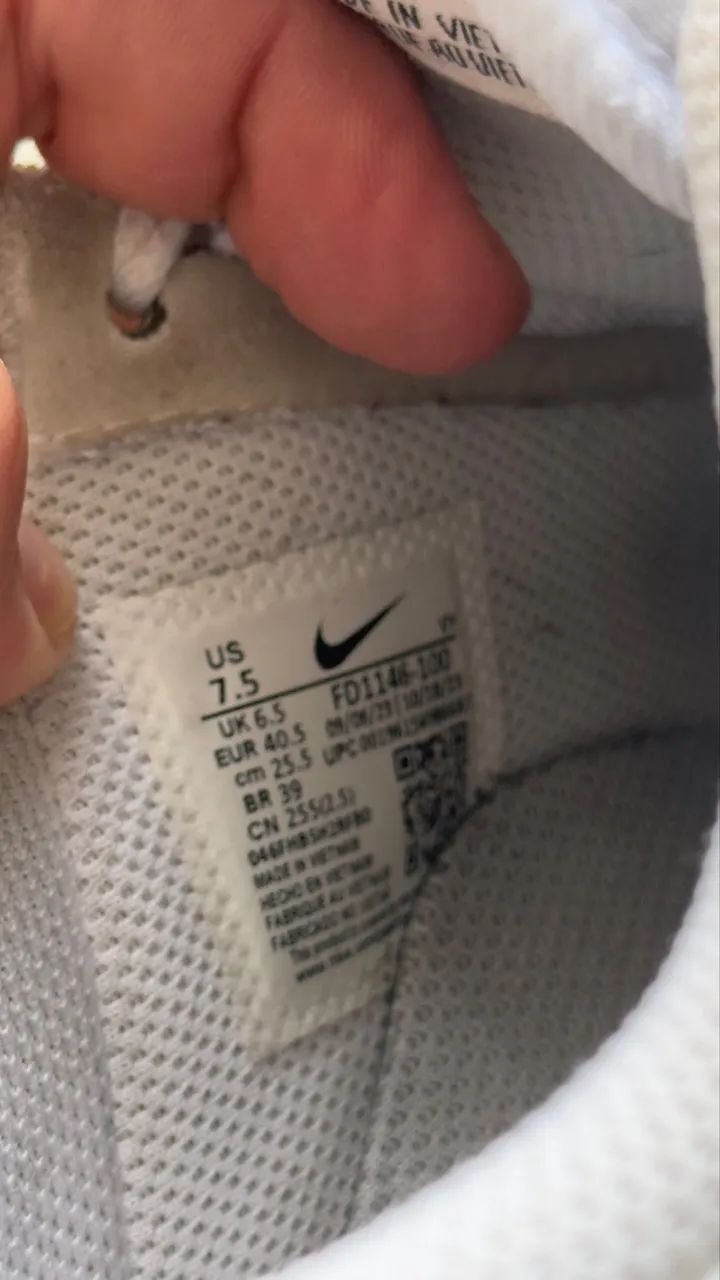 NIKE AIR FORCE BRANCO - Foto 5