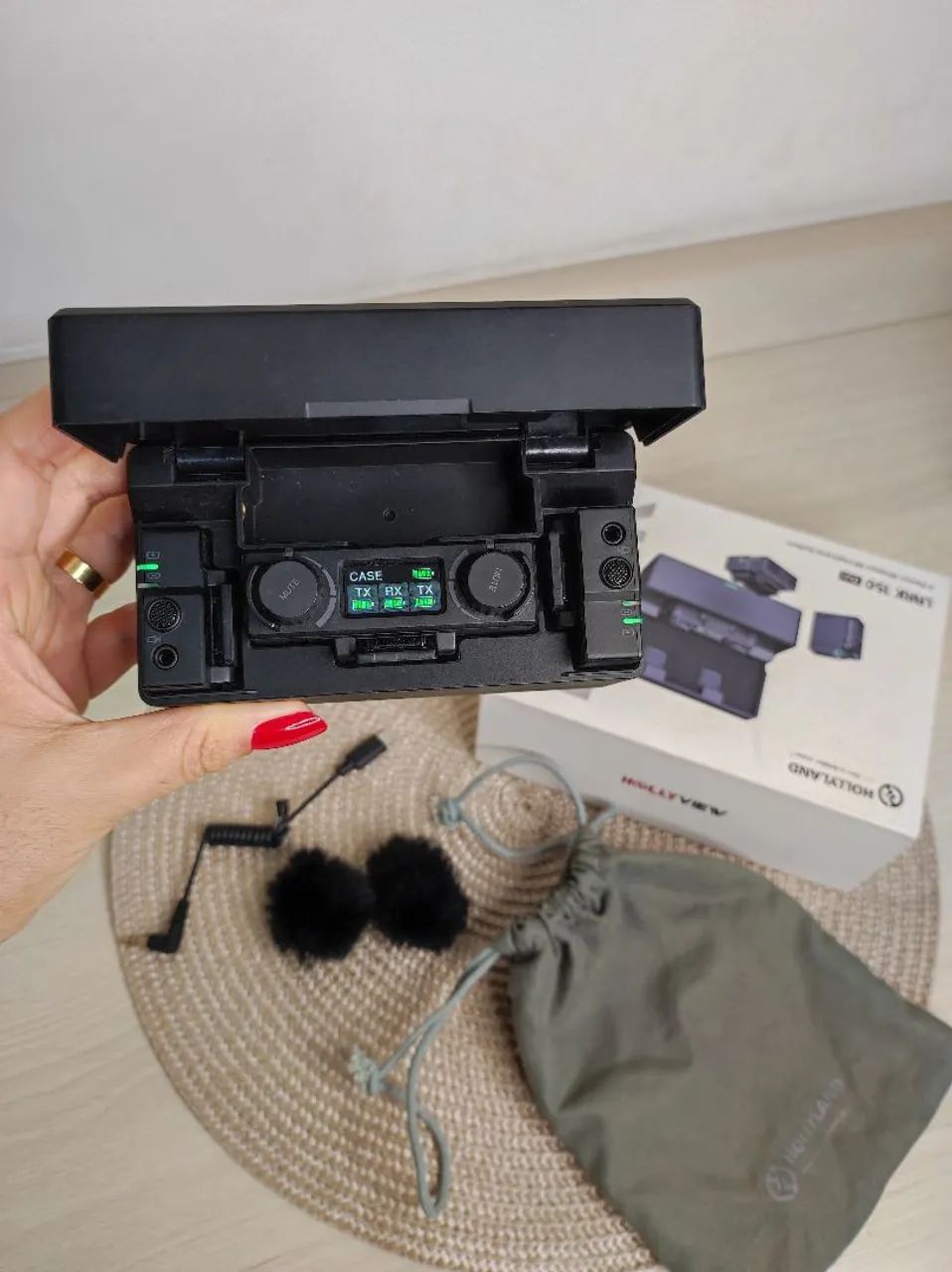 Microfone hollyland lark 150 Duo | kit